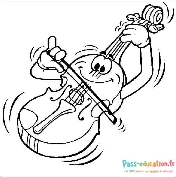 Violoniste joyeux