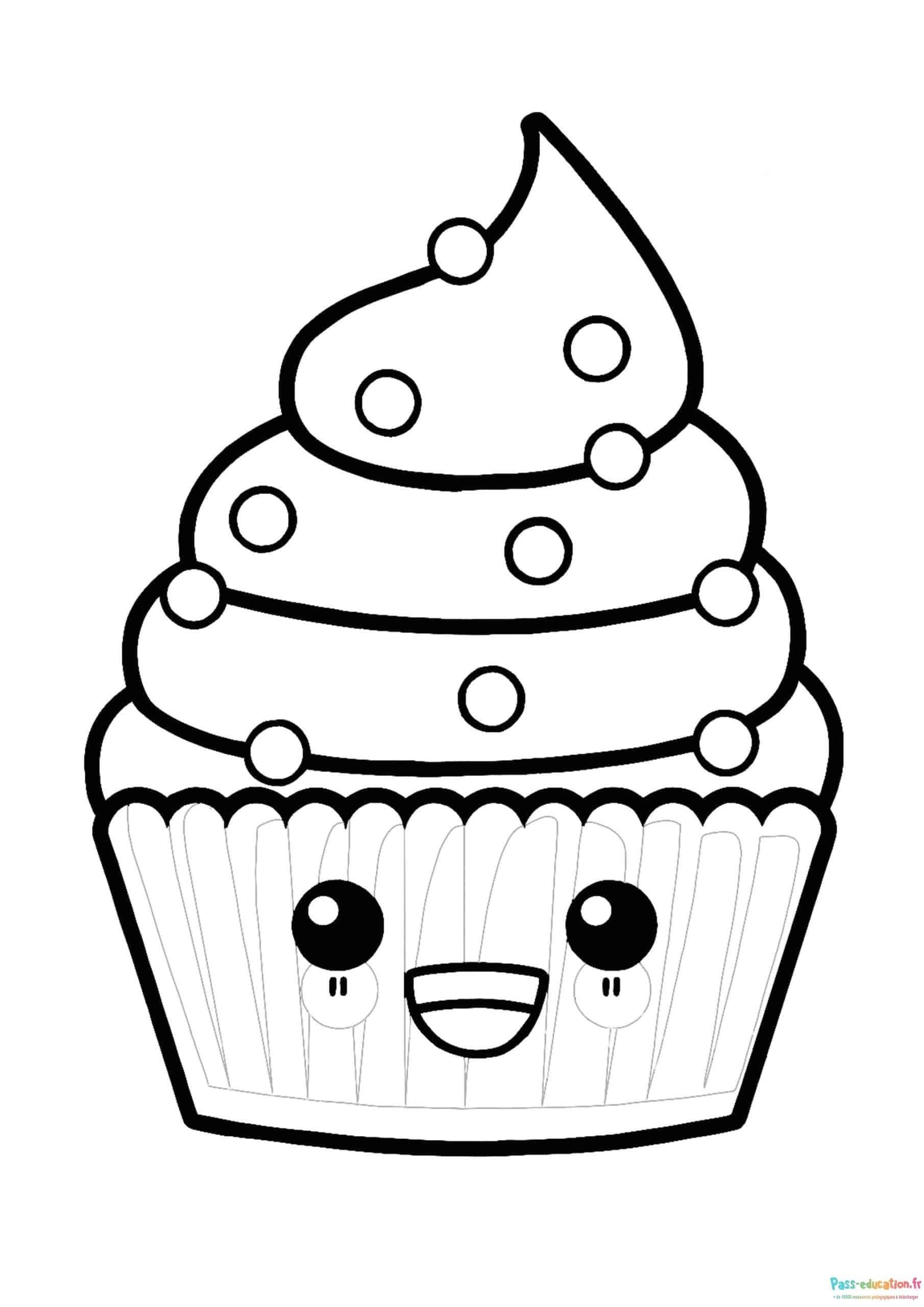 Cupcake souriant