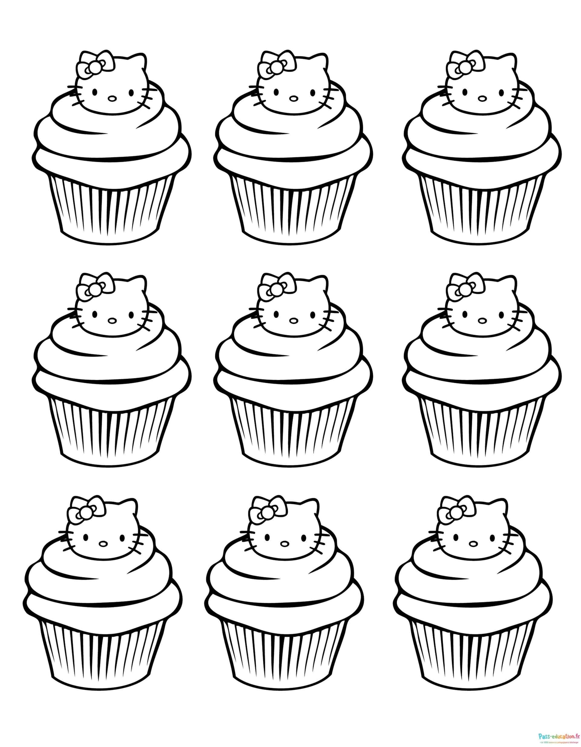 Cupcakes Hello Kitty