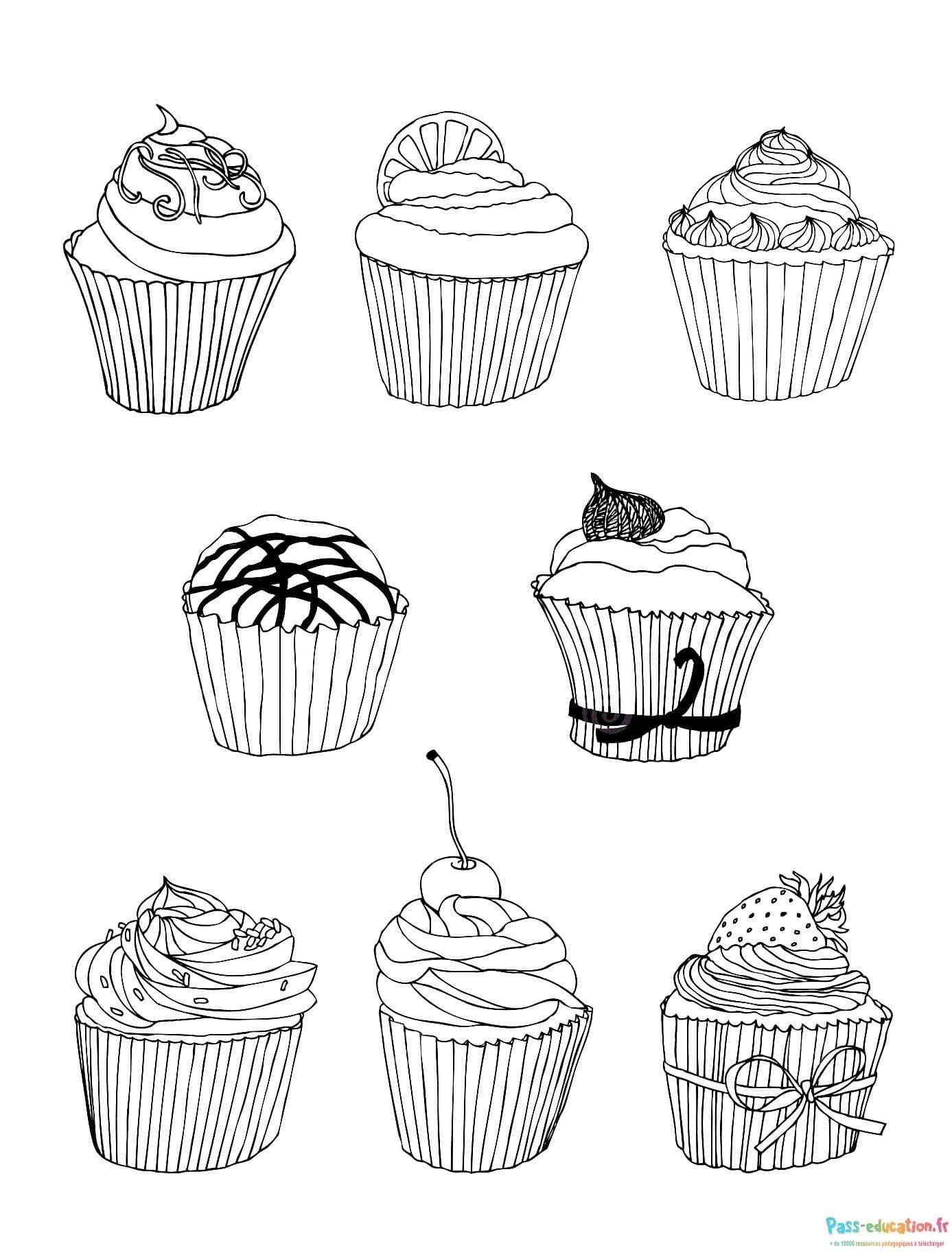 Cupcakes variés