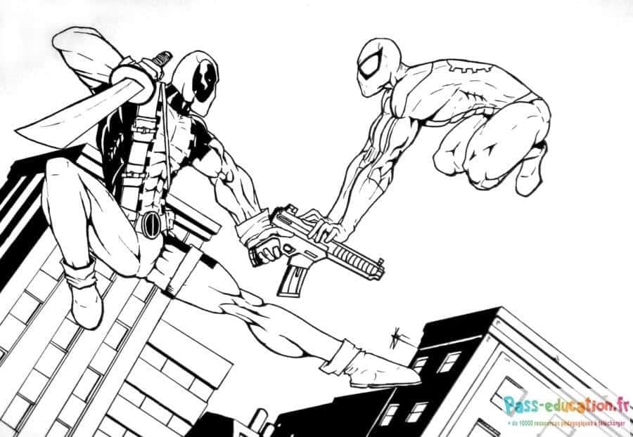 Deadpool contre Spiderman