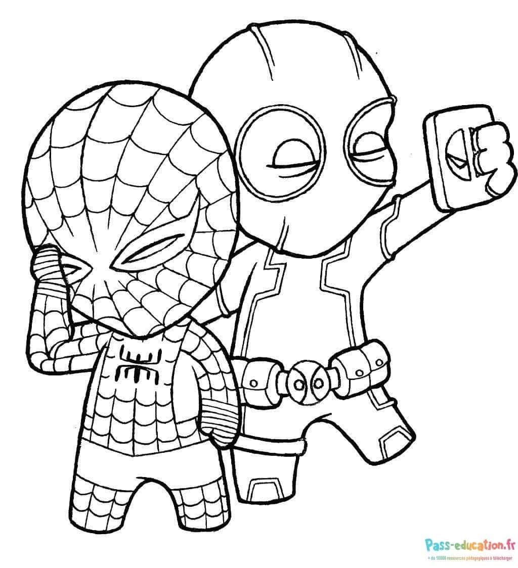 Deadpool et Spiderman