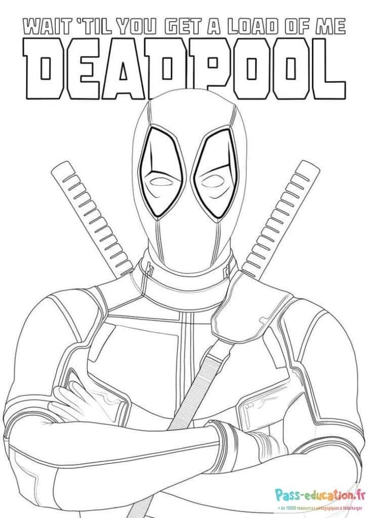 Deadpool posant