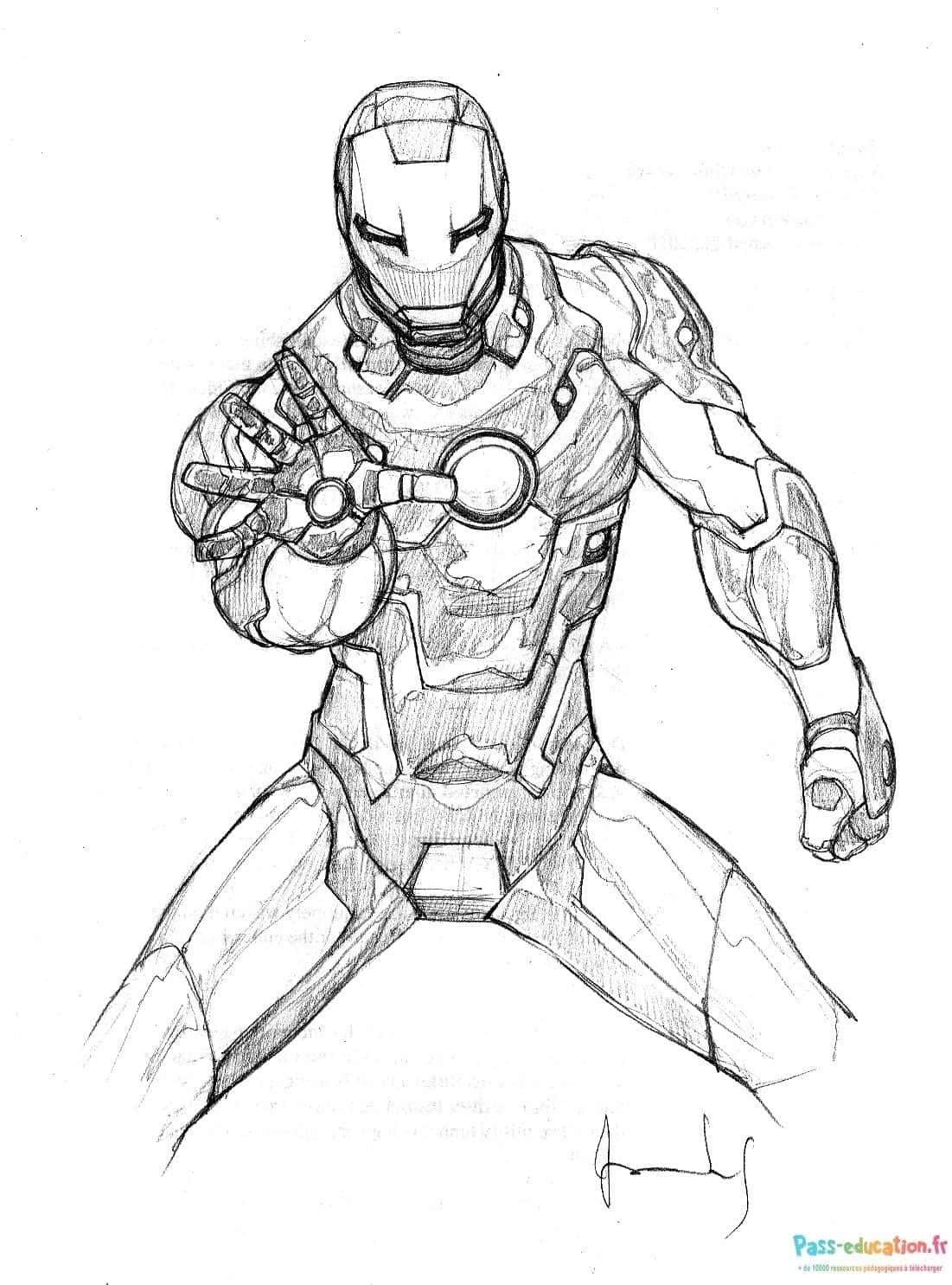 Iron Man en action