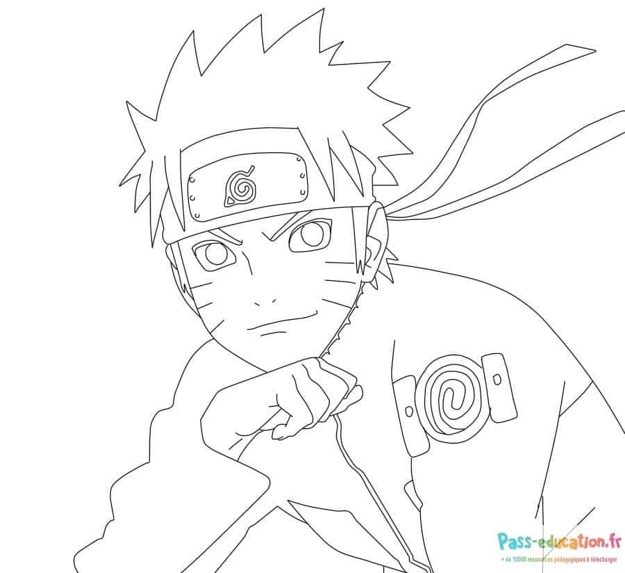 Naruto en action