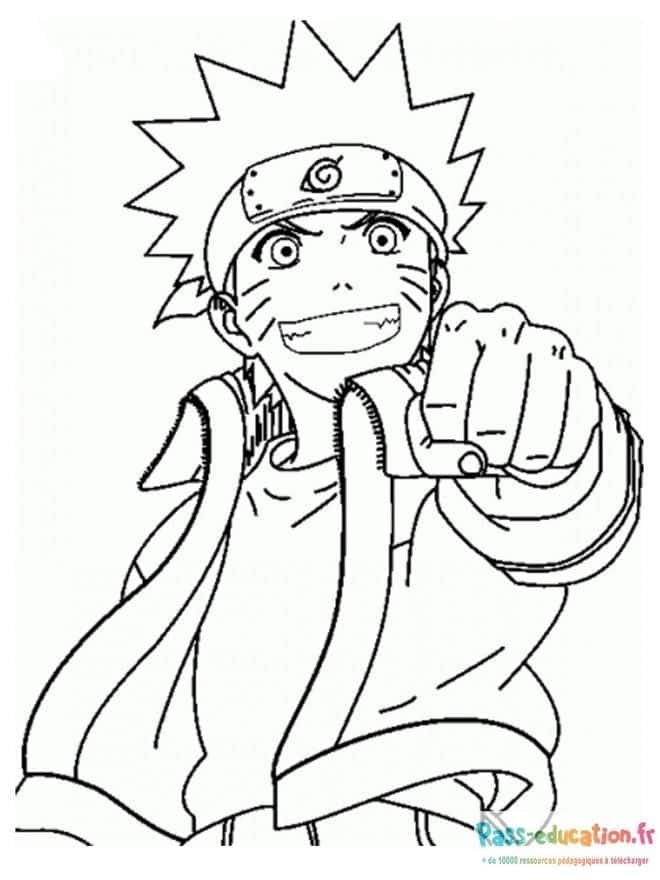 Naruto en action