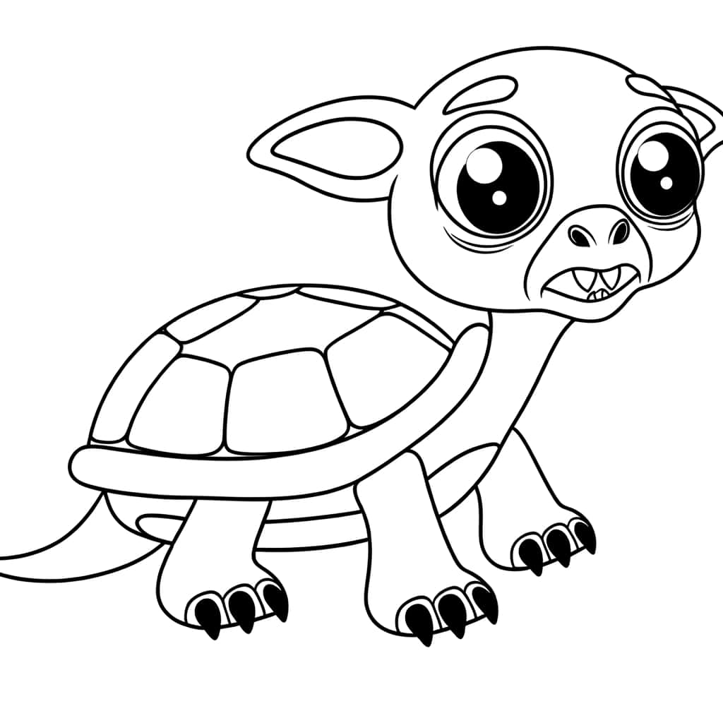 Tortue caricaturale