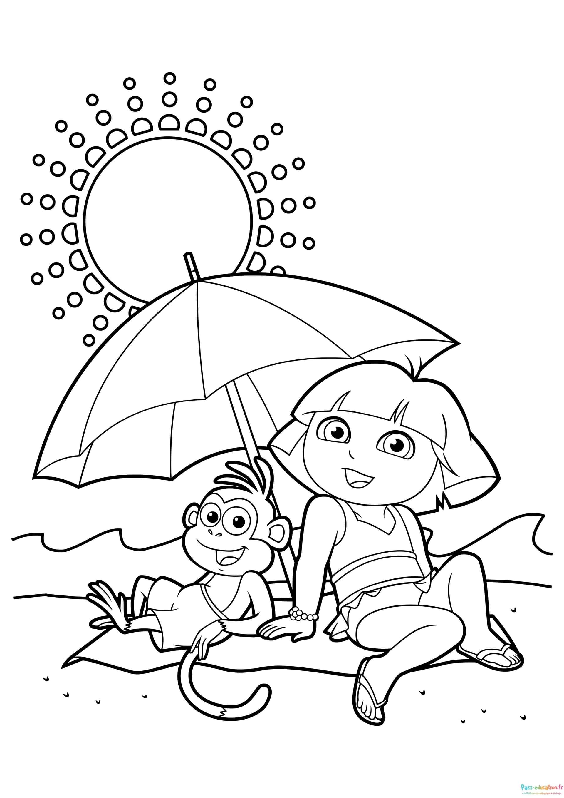 Dora et Babouche plage