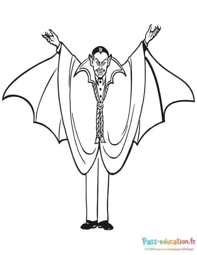 Dracula en costume