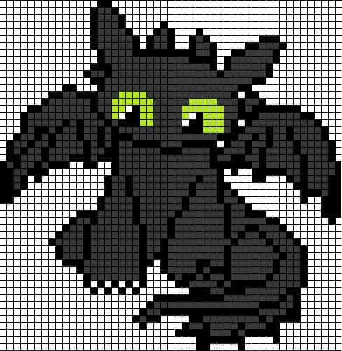 Dragon pixelisé