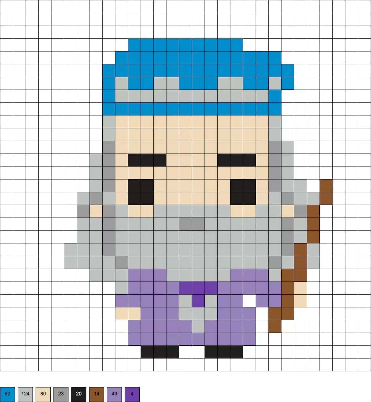 Dumbledore Pixel Art