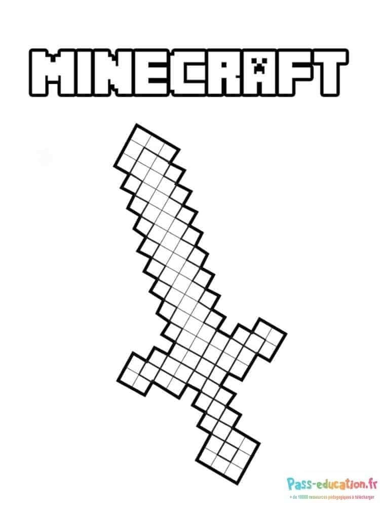 Épée Minecraft