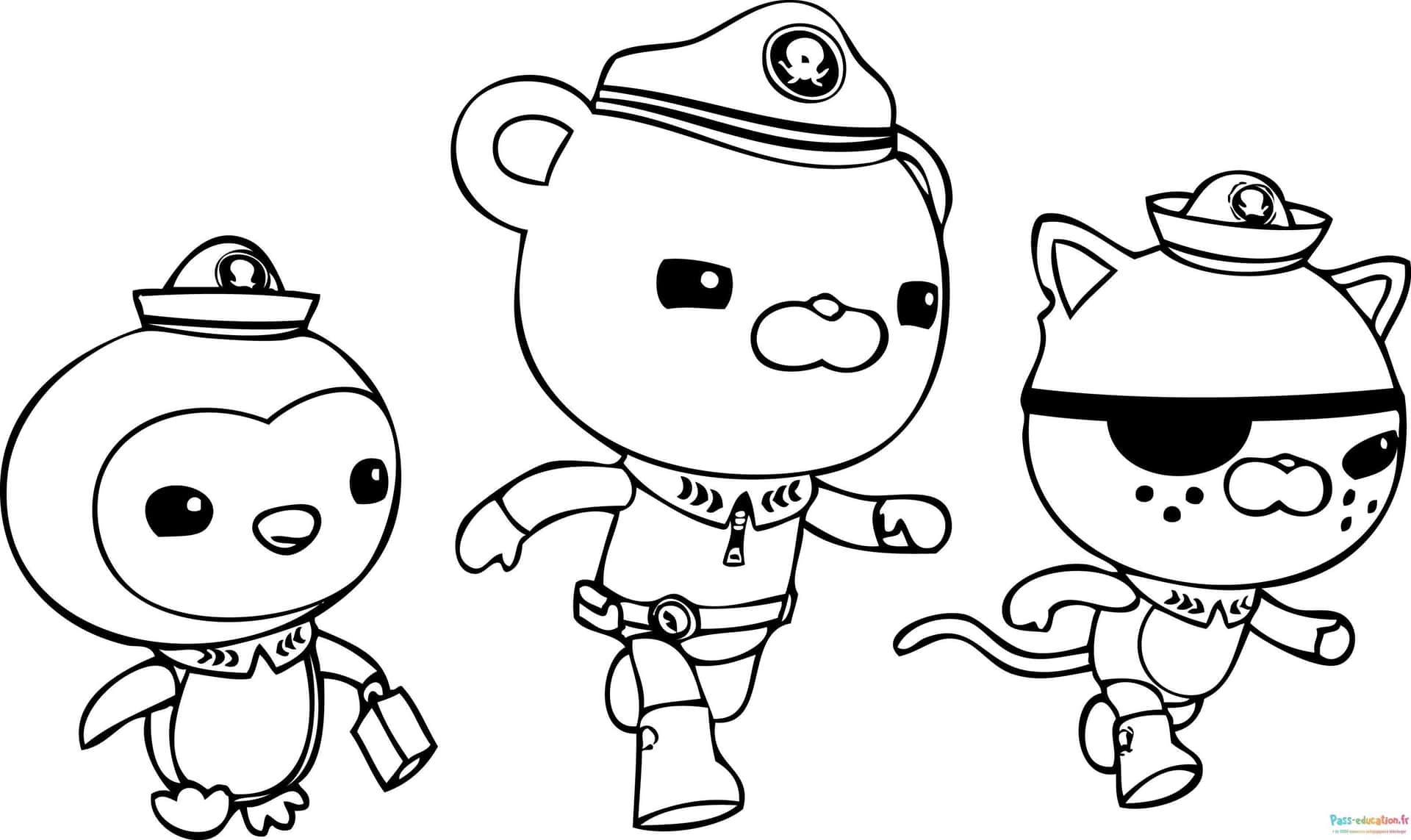 Équipage Octonauts gratuit à imprimer