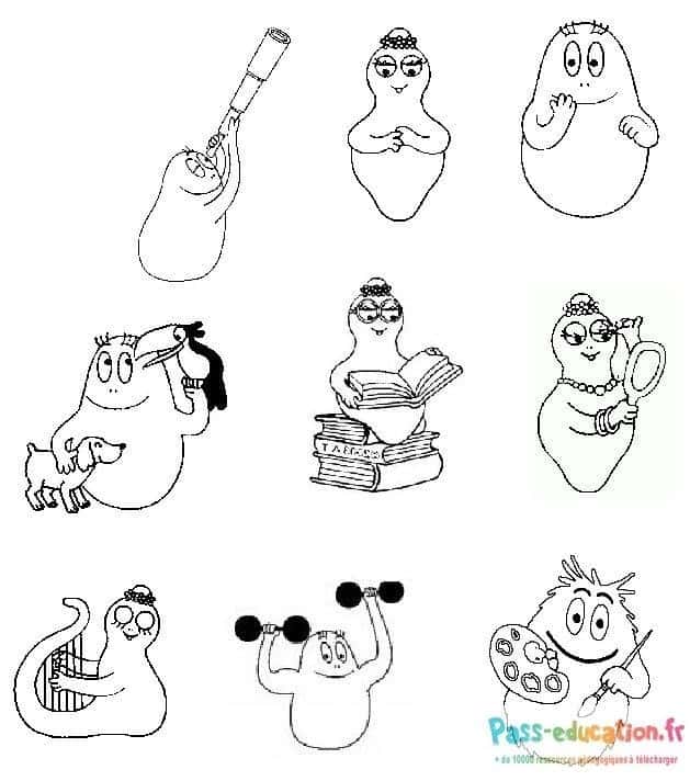 Famille Barbapapa