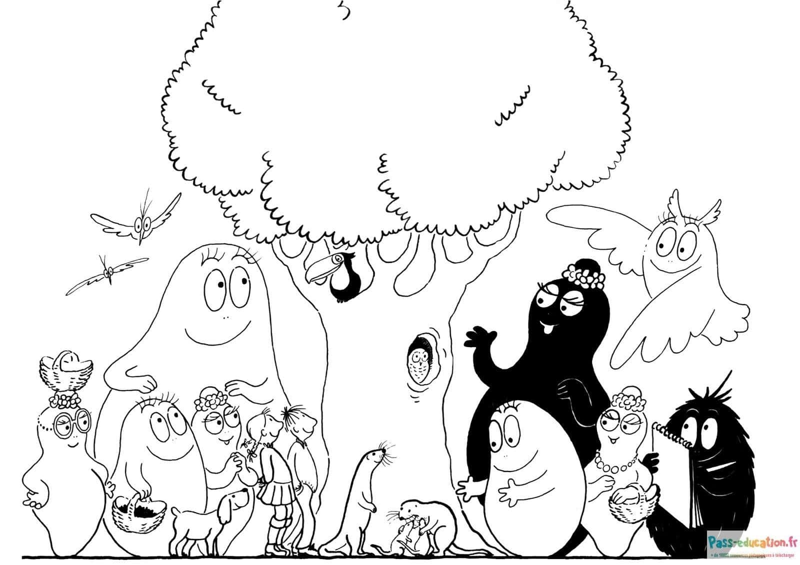 Famille Barbapapa