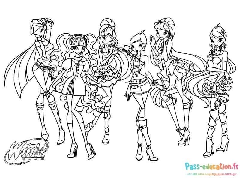 Fées Winx en attente