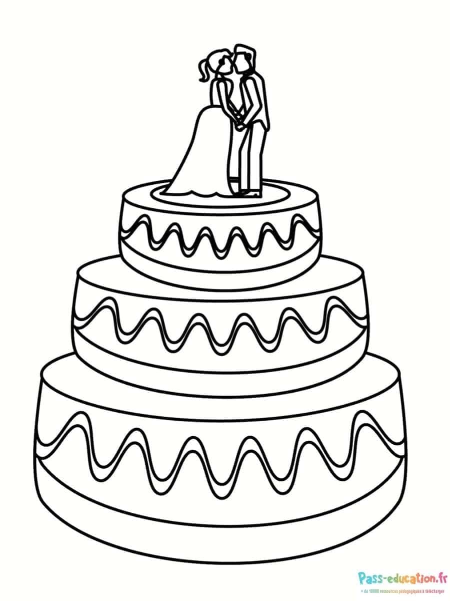 Gâteau de mariage