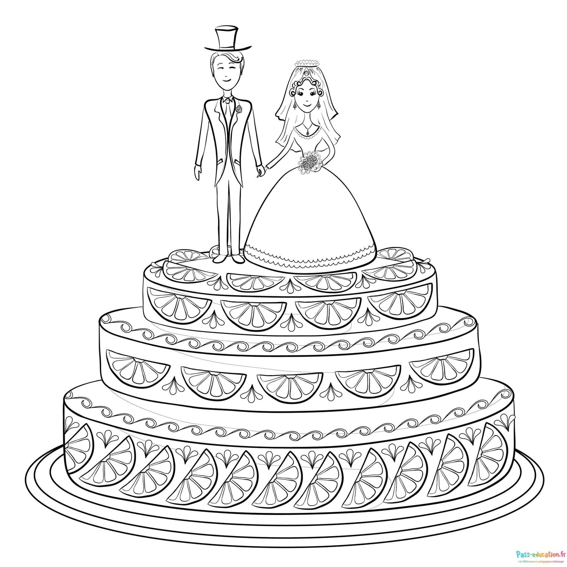 Gâteau de mariage