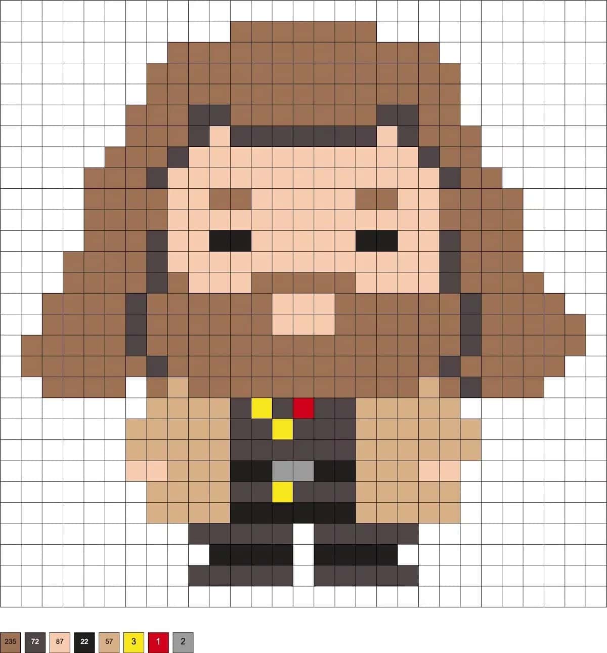 Hagrid Pixel Art