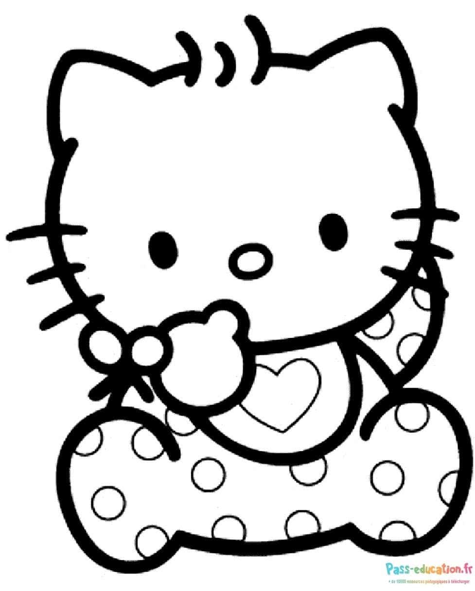 Hello Kitty à pois