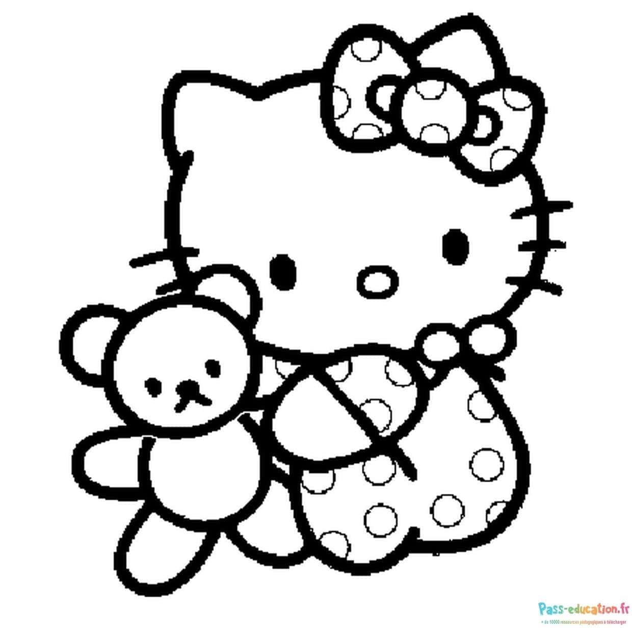 Hello Kitty et ours