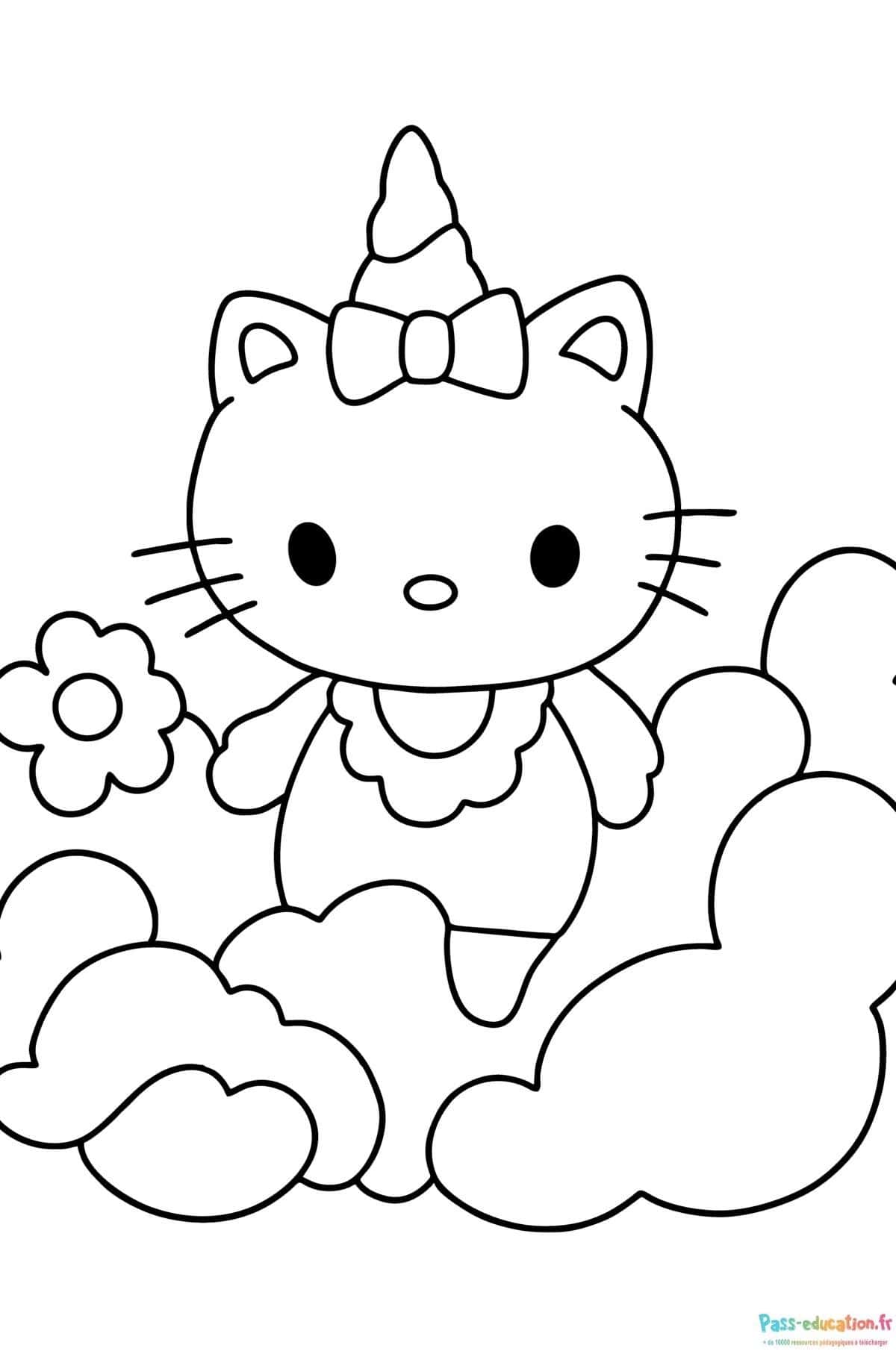 Hello Kitty licorne