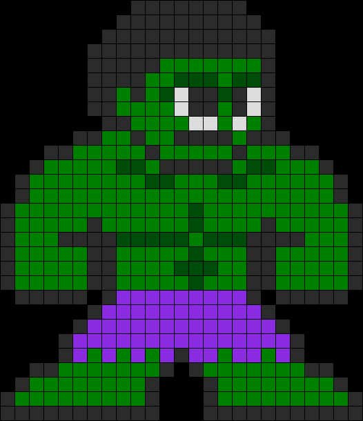 Hulk Pixel Art