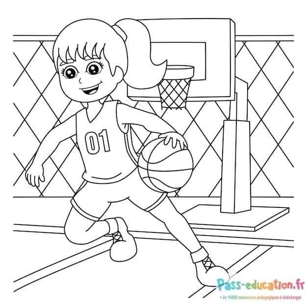 Joueuse de basketball