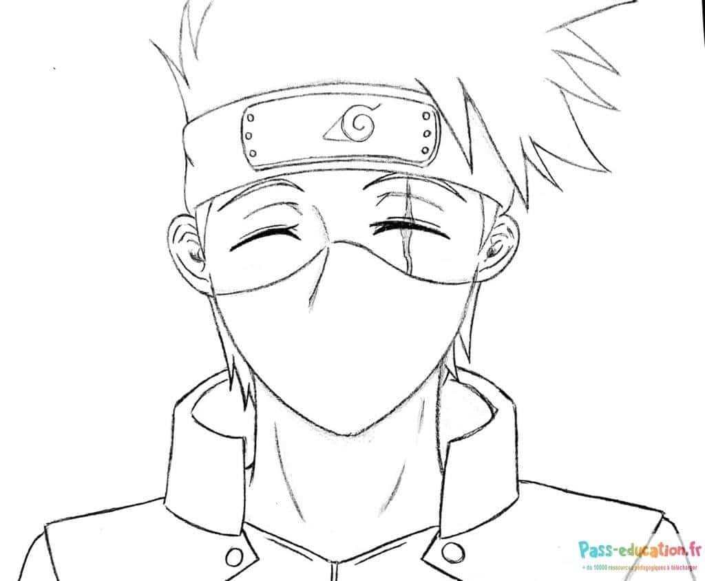 Dessin Kakashi