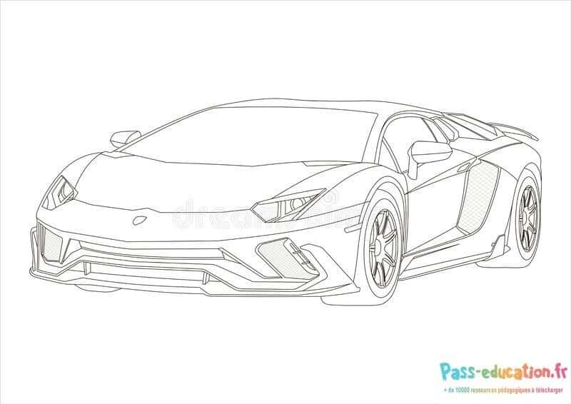 Dessin Lamborghini