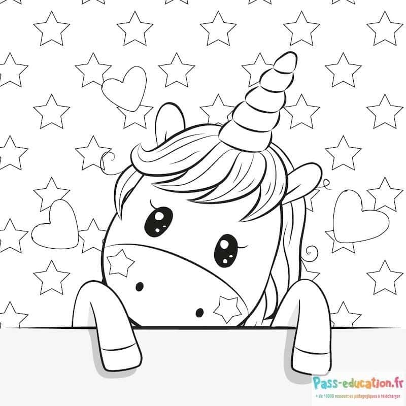 Licorne curieuse