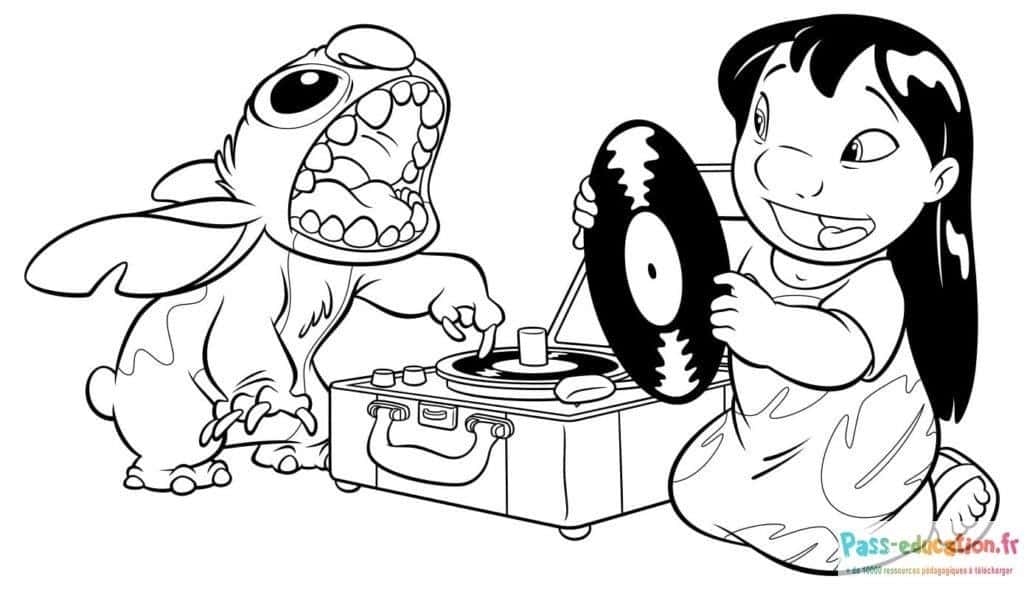 Lilo et Stitch DJ