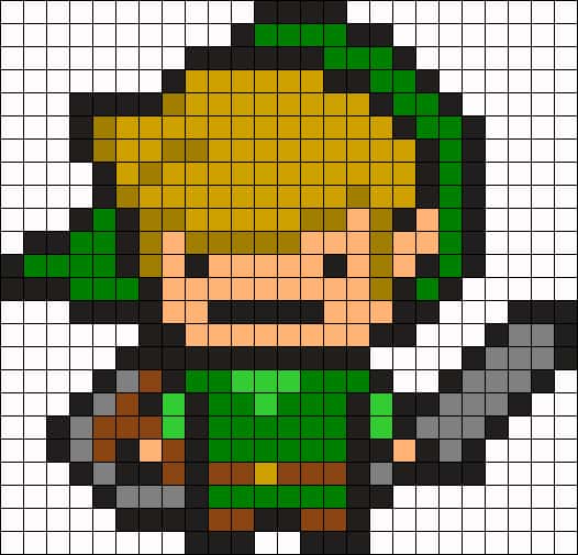 Link en pixel art