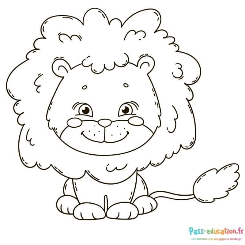 Lion souriant