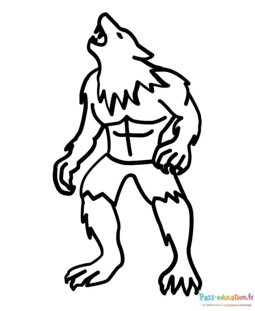 Loup-garou musclé