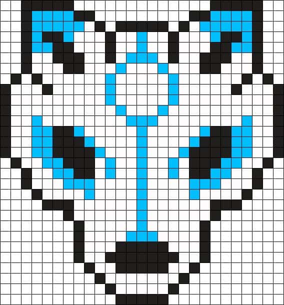 Loup pixelisé