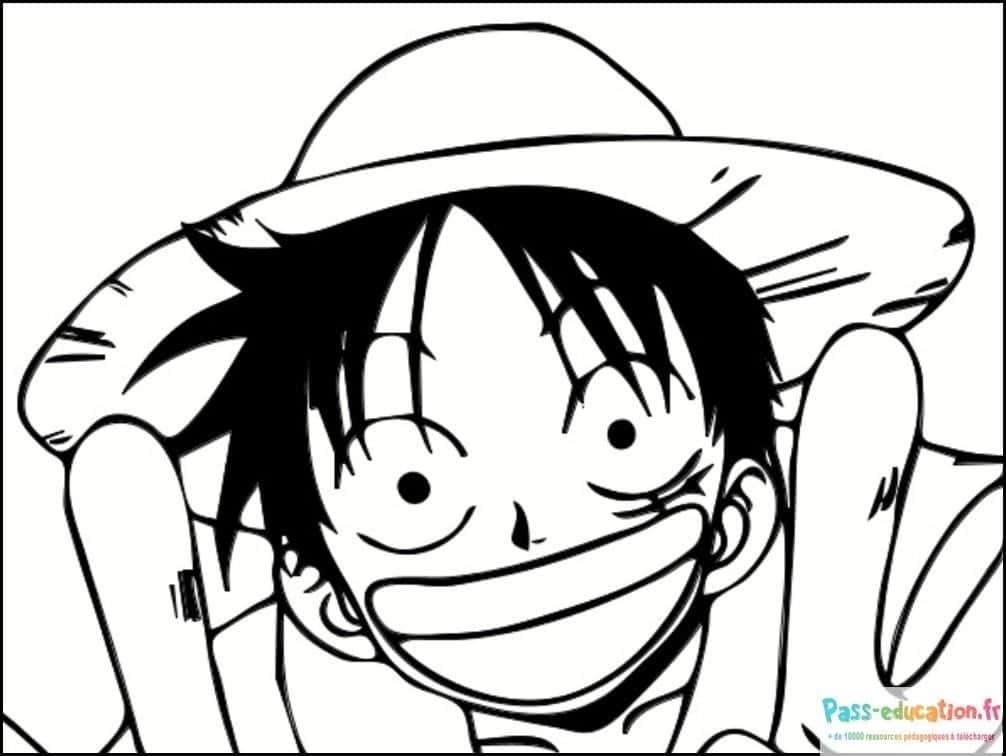 Luffy souriant