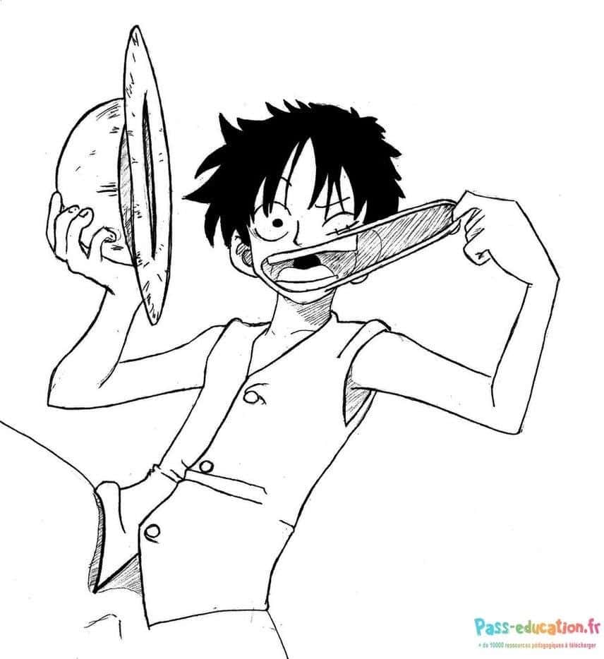 Luffy au chapeau de paille