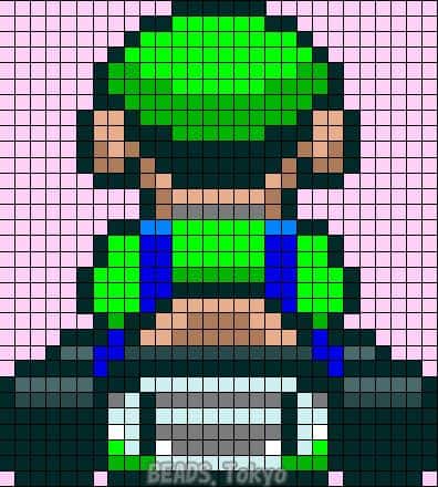 Luigi Pixel Art