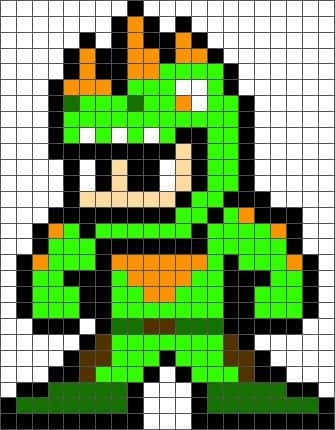 Luigi Pixel Art