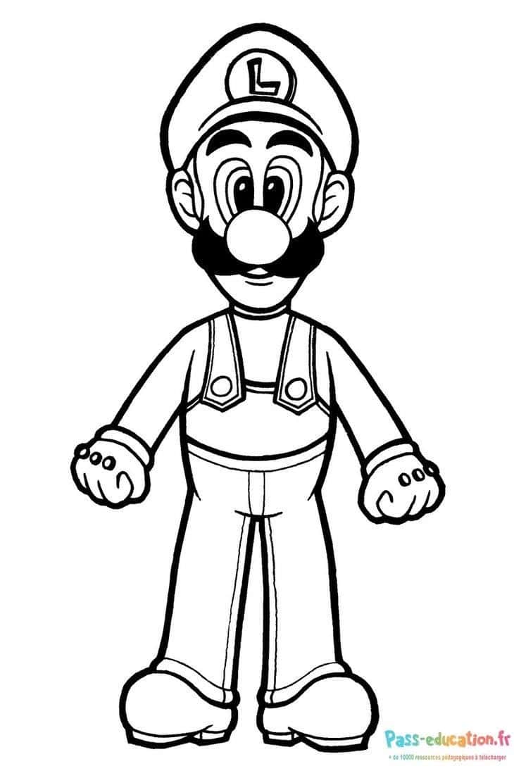 Luigi dessin animé