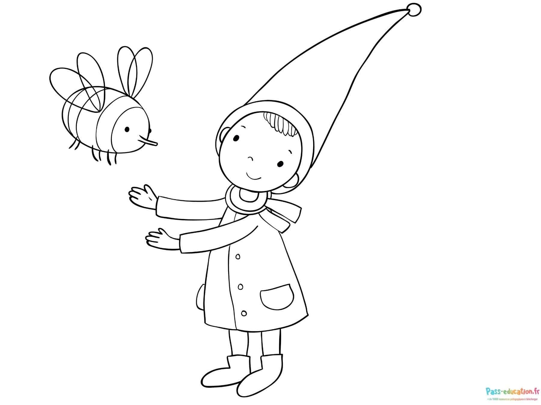 Lutin et abeille