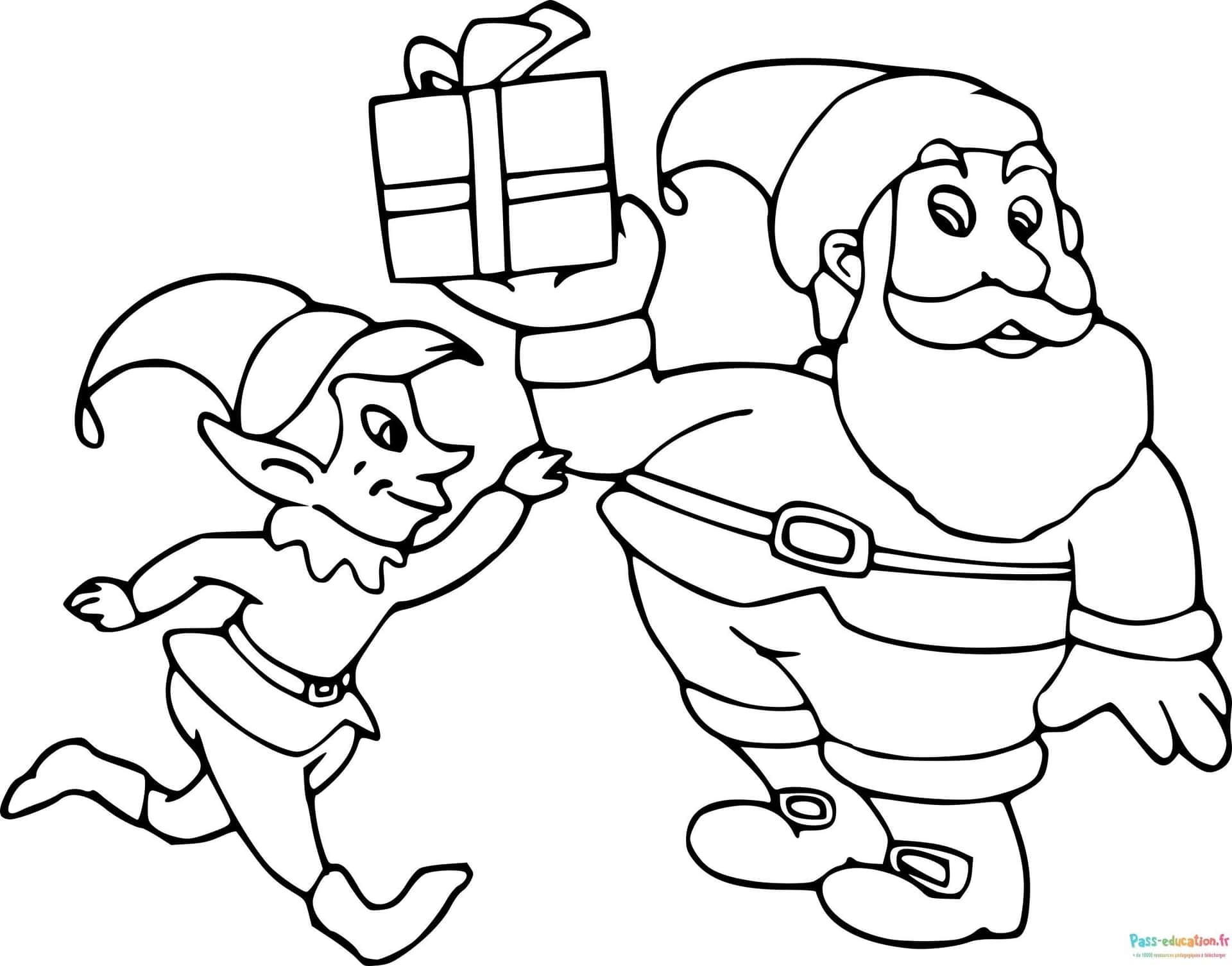 Lutin et Père Noël