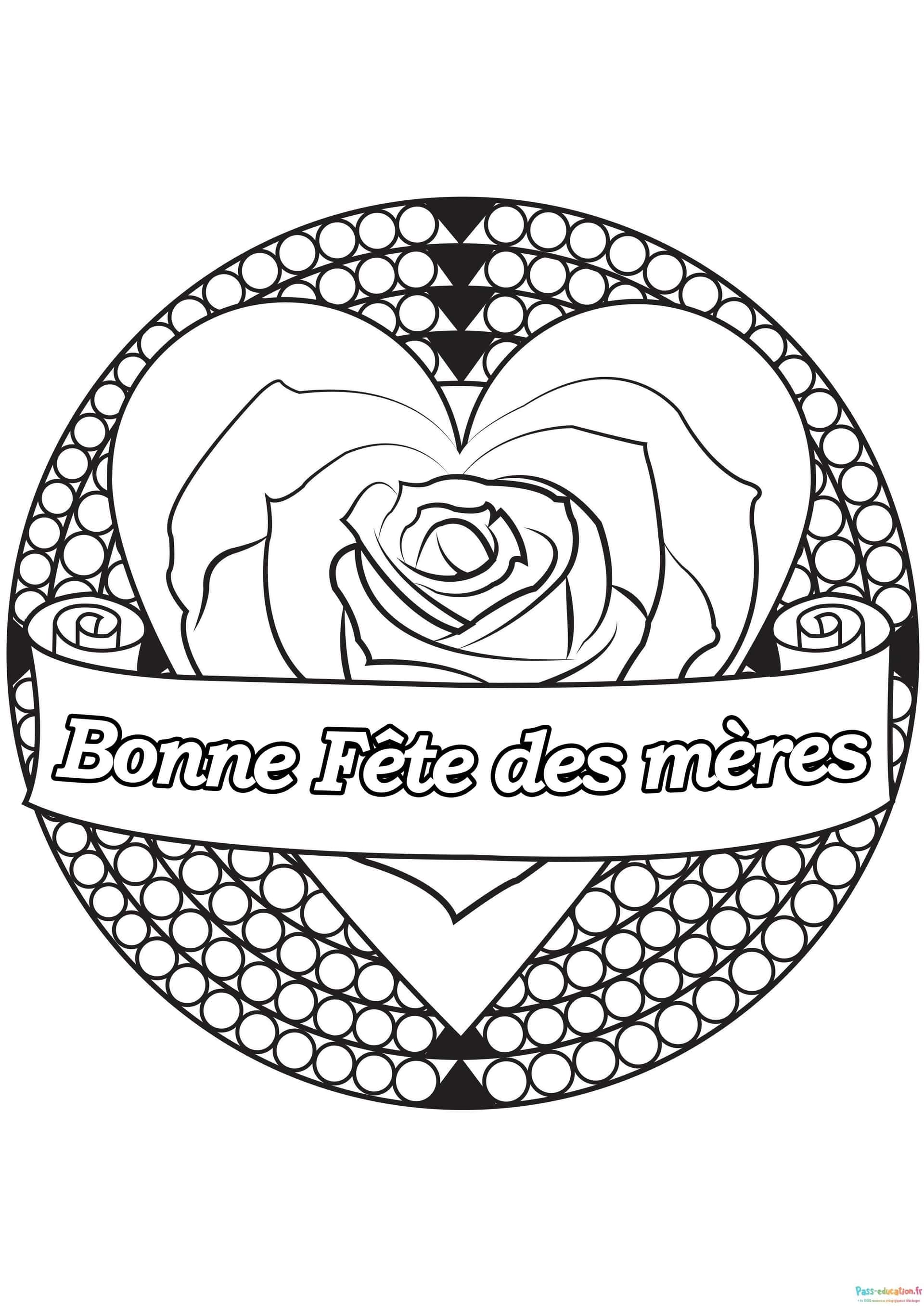 Fête des Mères Mandala