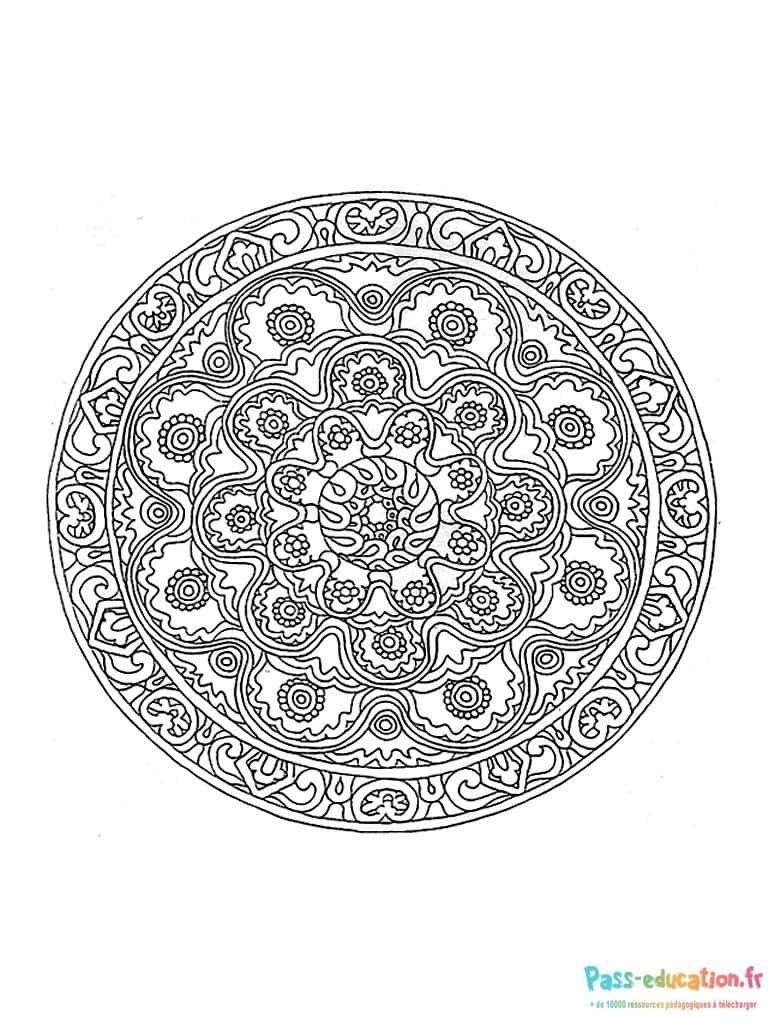 Mandala floral