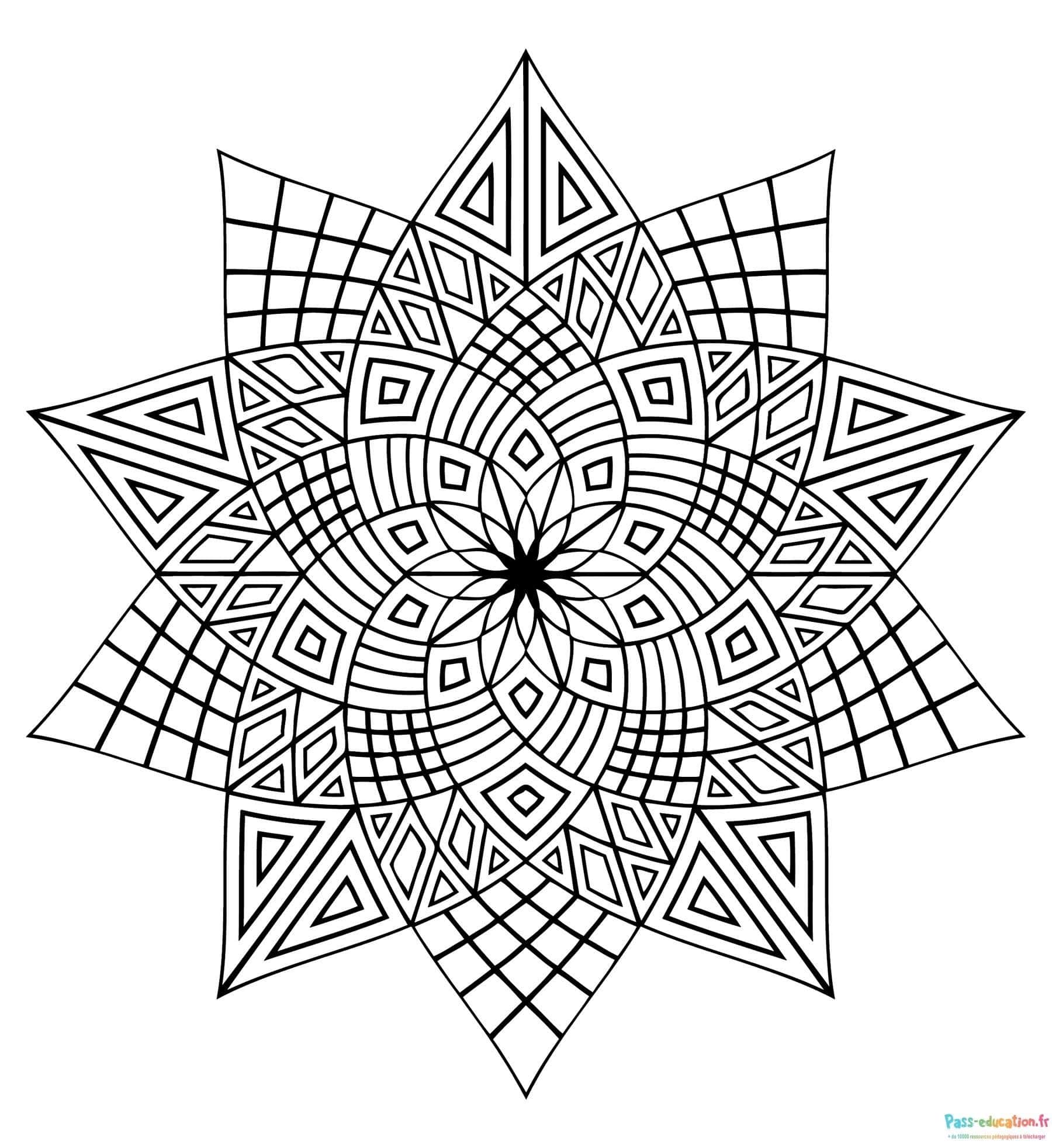 Mandala géométrique