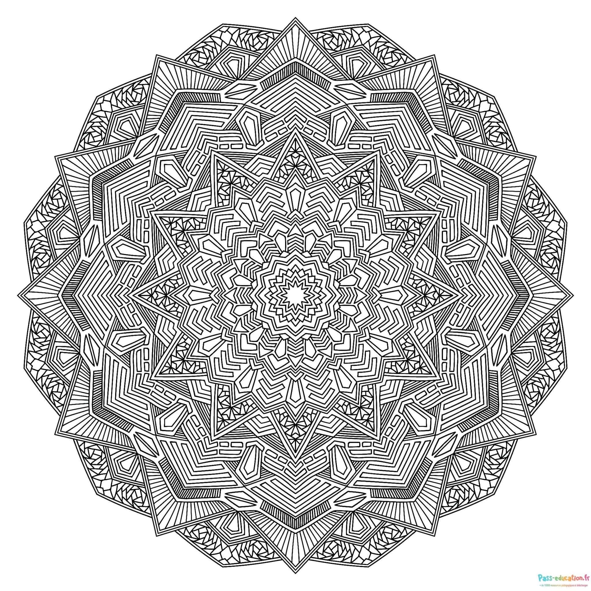 Mandala géométrique