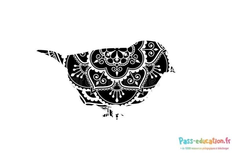 Mandala oiseau