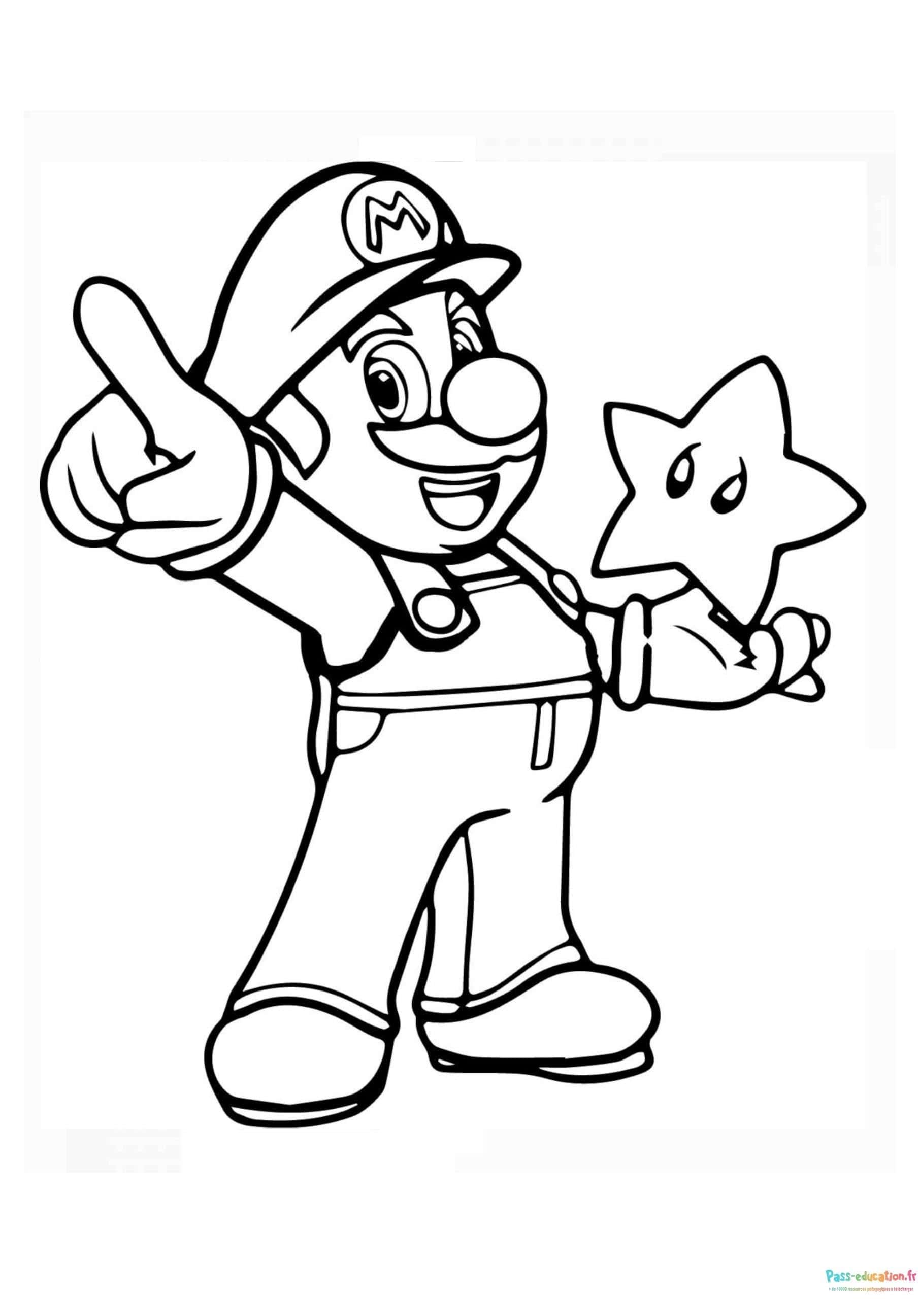 Mario et étoile