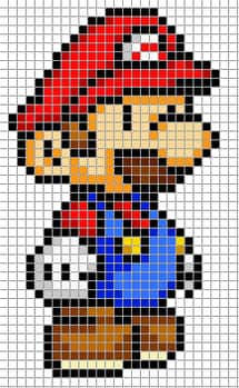 Mario pixel